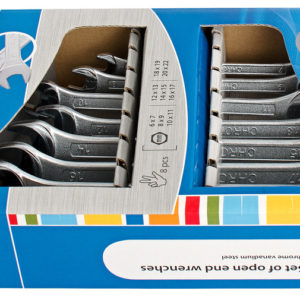 Juego de llaves fijas de dos bocas