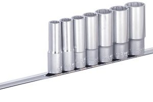 Juego de vasos largos 1/2" en regleta