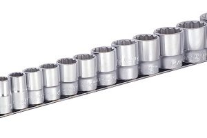 Juego de vasos 1/2" en regleta