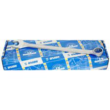 Juego de llaves combinadas largas, en caja de cartón