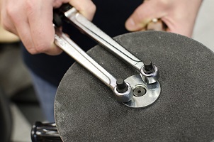 Llave inglesa para tuercas anulares