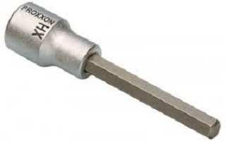 Vaso 3/8" con punta hexagonal larga