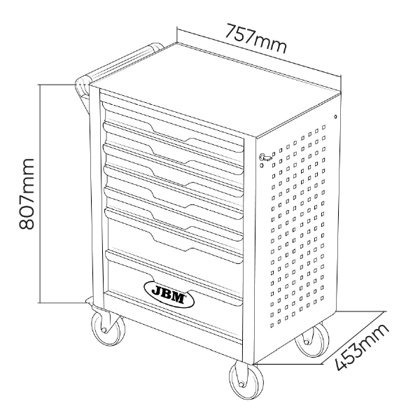 Carro de Herramientas de 7 cajones - Armado - Imagen 5