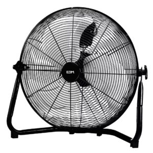 VENTILADOR INDUSTRIAL DE SUELO. COLOR NEGRO 100W, 64,7 dB, ASPAS Ø45 x 54 cm - EDM