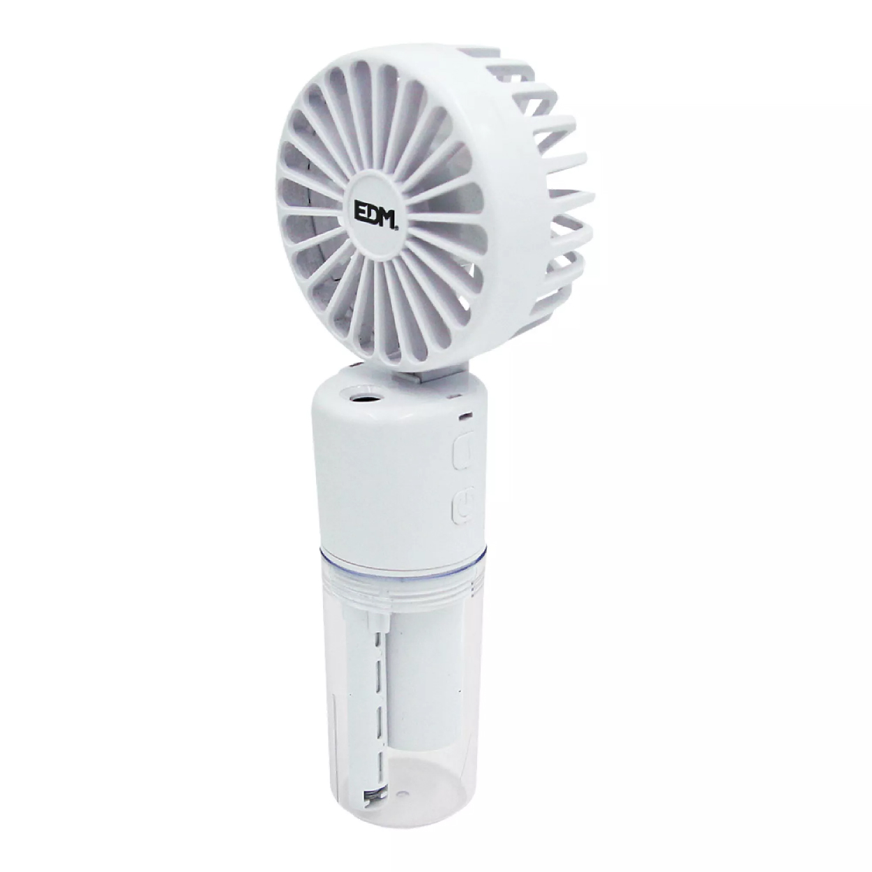 VENTILADOR NEBULIZADOR RECARGABLE, 4 VELOCIDADES. 6,2 x 16,4 cm. -EDM - Imagen 3